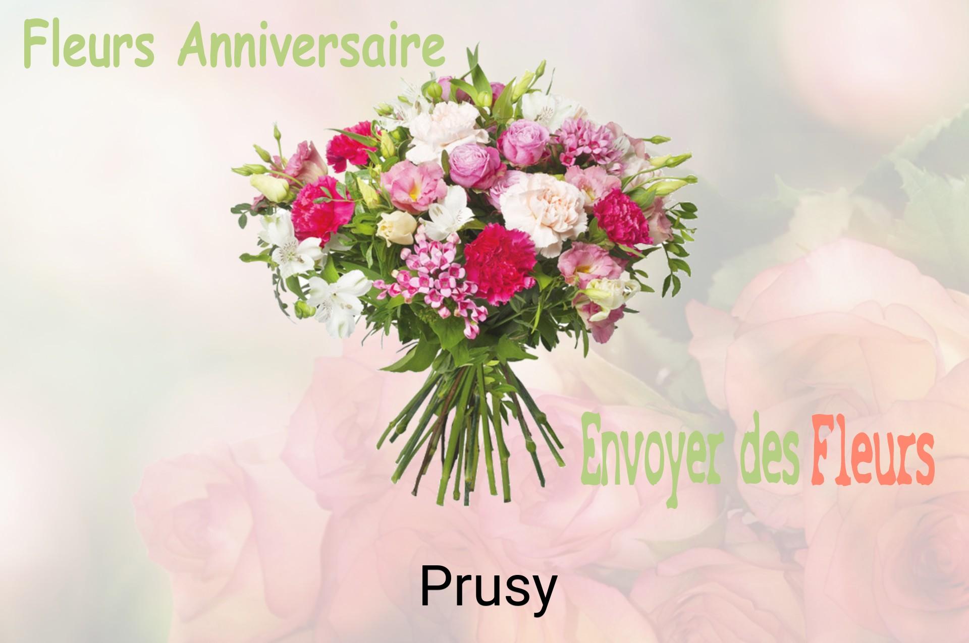 Bouquet de fleurs d’anniversaire livré à Prusy